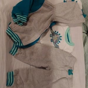 Baby boy gymboree dinosaur sweatsuit